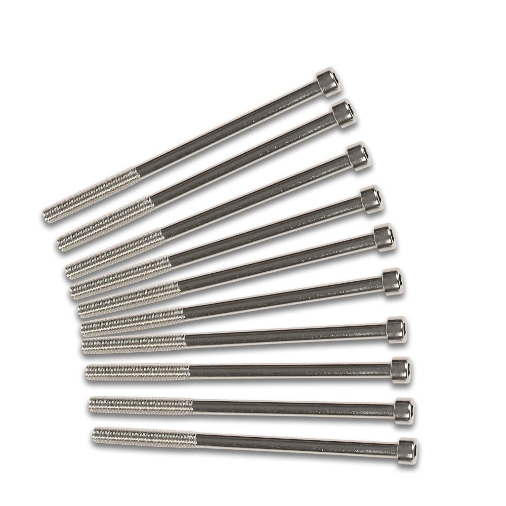 G-PLUS Intake Manifold Bolts Stainless Steel Kit Compatible with GEN III IV LSX (LS1 LS2 LS3 LS6 LS7) Chevy V8 Engines Intake Manifold Bolts 10pcs Engine LS Series