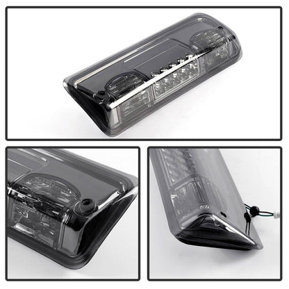 G-PLUS LED Rear Third Brake Light Tail Light Compatible With 2004-2008 Ford F150 Lobo/2007-2010 Ford Explorer/2006-2008 Lincoln Mark LT,3RD Cargo Led Tail Lamps,Black Housing