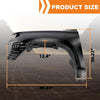 G-PLUS Front Fender Compatible with Chevy Tahoe Suburban 2015-2020 84216910, 22756424, GM1241388, 84216909, 2327219422756420, GM1240388 2PCS Black