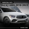 G-PLUS Front Right Fender Liner Inner Assembly, Compatible with Benz GLC300 GLC350e GLC43 GLC63 2016-2023, Passenger Side, 2536910403, MB1249188