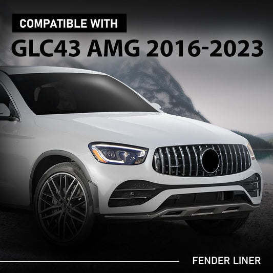G-PLUS Front Right Fender Liner Inner Assembly, Compatible with Benz GLC300 GLC350e GLC43 GLC63 2016-2023, Passenger Side, 2536910403, MB1249188