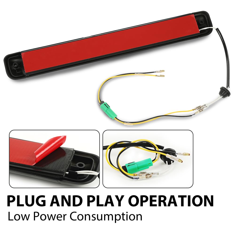 G-PLUS Led 3rd Third Brake Light Compatible with Chevy Blazer S10 1994-2005/Fit Suburban Yukon 1992-2004/Fit Chevy Tahoe 1995-2000/Fit GMC Jimmy 1994-2001/Fit GMC Yukon 1992-2004
