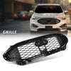 G-PLUS Front Upper Grille Compatible with Ford Edge ST/ST-Line 2019-2022 PT4B-8200, KT4Z-8200, KT4B-8A133 Gloss Black