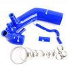 Silicone induction Air intake hose kit Clamps 1994-2005 Replacement for AUDI A4 / VW Passat B5 / B5.5 1.8T Blue