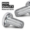 G-PLUS 100 License Plate Screws Compatible with Most Vehicles,Fit Benz Audi Japanese | 6mm x 12mm, #2136