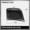 G-PLUS Pair Front Bumper Side Air Vents Corner Cover Compatible with Subaru WRX STi 2008-2014 Carbon Fiber Plastic 2PCS