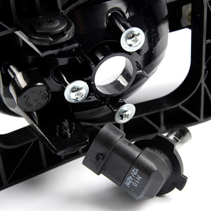 Clear Lens Pair Bumper Driving Fog Lights Lamp Compatible with Ford 2005 2006 2007 F250 F350 F450 F550 Super Duty / 2005 Ford Excursion