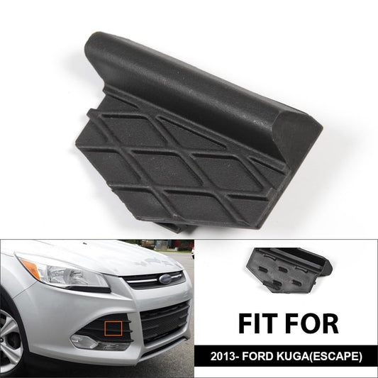 G-PLUS Front Right Bumper Tow Hook Eye Cover, Compatible with Ford Escape 2013-2016, Front Side Grille Impact Joint Passenger Side Textured Black CJ5Z17A900AB, CJ5Z-17A900-AB