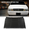 G-PLUS Black Hood Insulation Pad 1/2" Compatible with Chevy Caprice Impala 1991 1992 1993 1994 1995 1996