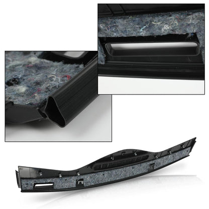 G-PLUS Upper Dash Panel Trim Defrost Vent Panel Bezel Compatible with Pontiac G6 2005 2006 2007 2008 2009 2010 10449598 Black ABS Plastic