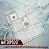 G-PLUS Coin Pages, Coin Album Pages Lighthouse Encap Graded Slab,Coin Collecting Supplies,2 Sheets 18 Slabs