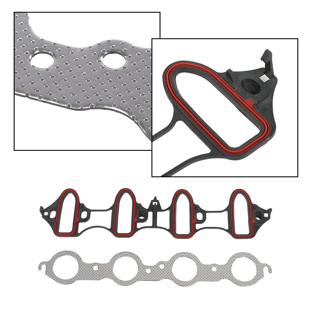 G-PLUS Head Gasket Set Compatible with Cadillac Escalade 6.0L 2002-2003/Fits Chevy Express 2500 3500 6.0L 2003/Fits Chevy Silverado GMC Sierra Yukon 1500HD 2500HD 6.0L 2001-2003 HS26192PT