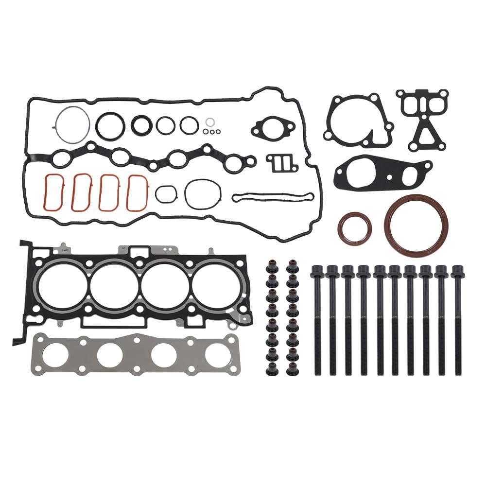 G-PLUS Head Gasket Set w/Head Bolt Kit Fit Hyundai Santa Fe 2011-2015/ Tucson 2010-2015,Fit Kia Rondo 2011-2016/ Optima Sorento Sportage 2011-2015 2.4L 2359CC L4 DOHC,16 Valve,Theta II
