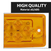G-PLUS LED Front 5pcs Rectangle Cab Lights, Fit Freightliner Century/Columbiaor/Volvo Trucks, Amber Top Roof Running Cab Marker Light, Clearance & Indicator Lamp