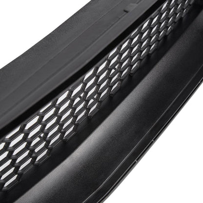 G-PLUS Mesh Front Bumper Upper Hood Grille Grill With DRL LED Accent Vent Lights Compatible with Ford Mustang 2015 2016 2017
