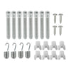 G-PLUS Headlight Adjusters Kit 1-1/2” Screws Springs 8PCS Compatible with Chevy Impala, Biscayne & Belair 1962-1967 Headlight Adjustment Tool