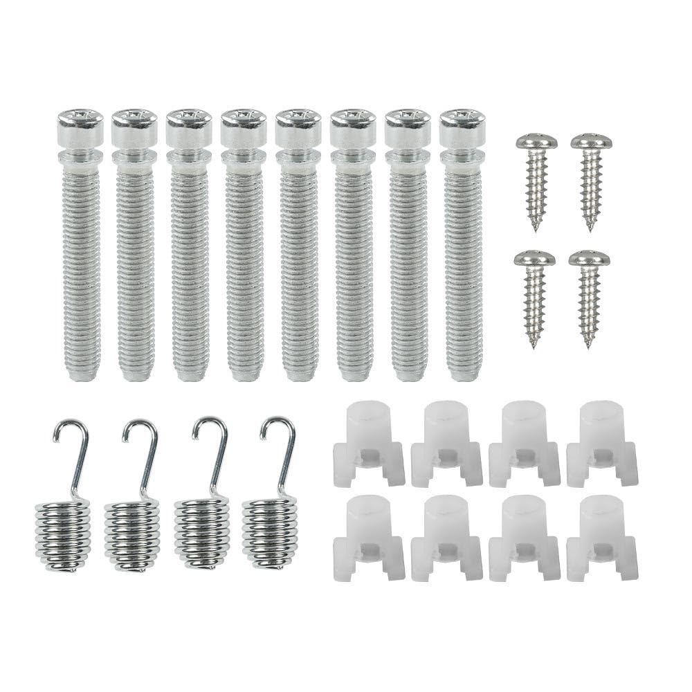 G-PLUS Headlight Adjusters Kit 1-1/2” Screws Springs 8PCS Compatible with Chevy Impala, Biscayne & Belair 1962-1967 Headlight Adjustment Tool