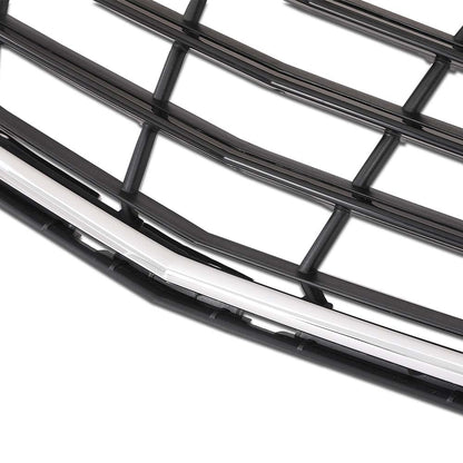 G-PLUS Front Bumper Upper Grille Grill, Compatible with Chevy Equinox 2018 2019 2020, Black & Chrome