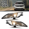 G-PLUS Pair Front Bumper Fog Light Driving Lamp Halogen Compatible with Toyota Sienna 2006 2007 2008 2009 2010 81220AE020, 81210AE020, TO2592122, TO2593122 Clear