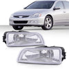 G-PLUS Front Bumper Driving Fog Lights W/Wiring Kit Compatible with 2003-2007 Honda Accord 4DR Sedan/Compatible with 2004-2008 Acura TL All Models luces de neblina