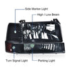 G-PLUS Headlights Fit Ford F150 250 350 Bronco F-Super Duty 1992-1997 w/Corner Signal Driver Passenger Headlamps Smoky Lens Black Housing Amber Reflector,faros delanteros