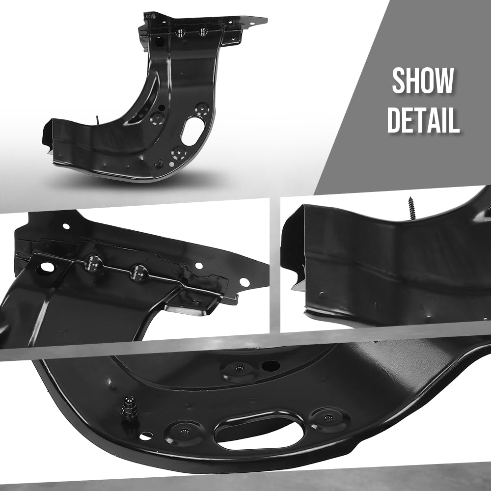 G-PLUS Front Right Headlight Support Bracket Compatible with Porsche Cayenne 2011 2012 2013 2014 2015 2016 2017 2018 Black