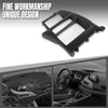 G-PLUS Climate Control Dash Bezel Compatible with Chevy Corvette C4 1994 1995 1996 Black