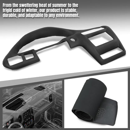 G-PLUS TPE Dashboard Dash Bezel Cover Compatible with Chevy Cavalier LS Sport 2002-2005 Fit Chevy Cavalier Z24 2000-2002 Fit Chevy Cavalier (submodel: Base, LS) 2000-2005 Black
