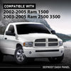 G-PLUS Upper Dashboard Panel Compatible with Dodge Ram 1500 2002-2005 & Ram 2500 3500 2003-2005 Grey Dash 5GT31XDVAA, 5GT31XDVAB, 5GT31XDVAC, 926-121