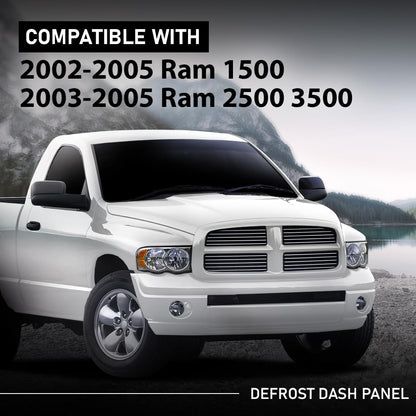 G-PLUS Upper Dashboard Panel Plastic Compatible with Dodge Ram 1500 2002-2005,Compatible with Dodge Ram 2500 3500 2003-2005 5GT31XDVAA, 5GT31XDVAB, 5GT31XDVAC, 926-121 Dash Cover