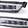 G-PLUS Front Bumper LED Fog Lights Compatible With 2018-2019 Honda Accord Sedan,Fog Lamp Daytime Running Light w/Bezel + Wiring Kit Left & Right Side