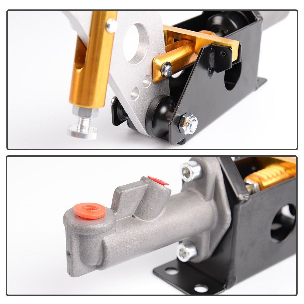 G-PLUS Hydraulic Handbrake Ebrake Racing Parking Emergency Brake Lever Handle Foam Gold