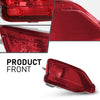 G-PLUS Rear Left Bumper Reflector Tail Light Turn Signal Lamp, Compatible with Toyota RAV4 2013-2015, 814900R010, TO1184107