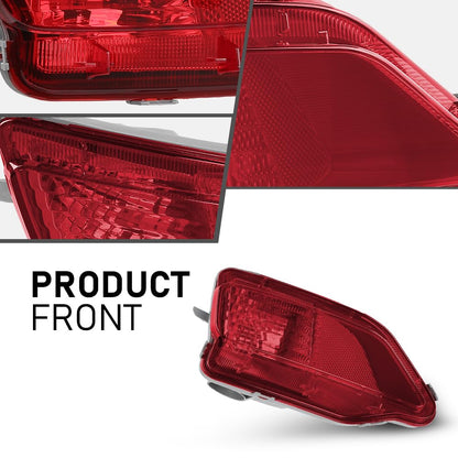 G-PLUS Rear Left Bumper Reflector Tail Light Turn Signal Lamp, Compatible with Toyota RAV4 2013-2015, 814900R010, TO1184107