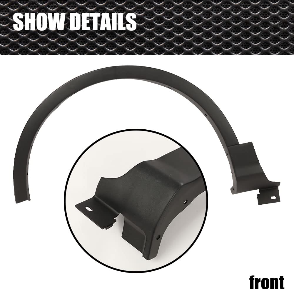 G-PLUS Front Fender Flares Compatible with Ford Escape 2013 2014 2015 2016 2017, 2PCS Wheel Opening Molding Arch Trim Left & Right, CJ5Z-16268-AB, Factory Style