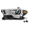 G-PLUS Headlight Assembly Left Side w/o LED Daytime Running Compatible with Toyota Tacoma 2016-2017 OEM Fit No Modification Needed White