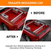 G-PLUS Tailgate Cover Cap Compatible with Nissan Titan Pickup 2004-2012 Top Protector Molding Trim ABS Plastic Replacement for 934867S200 93486-7S200