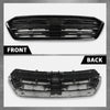 G-PLUS Front Bumper Grill Grille Compatible with Subaru Outback 2015-2017 Glossy Black 91121AL05A