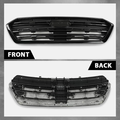 G-PLUS Front Grille Grill Replacement Compatible with Subaru Outback 2018-2019 91121AL17B, SU1200172