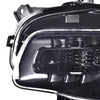 G-PLUS One Left Driver Side Headlight Compatible with Jeep Cherokee Trailhawk 2014-2016 Headlamp w/Bulbs Halogen Clear Lens Black Housing Amber Reflector Bumper Headlamps,faros delanteros
