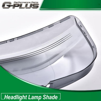 G-PLUS Front Headlight Lens Cover Compatible with 2004-2008 F150/06-08 Lincoln Mark LT, Left & Right Side (Smoky Lens)