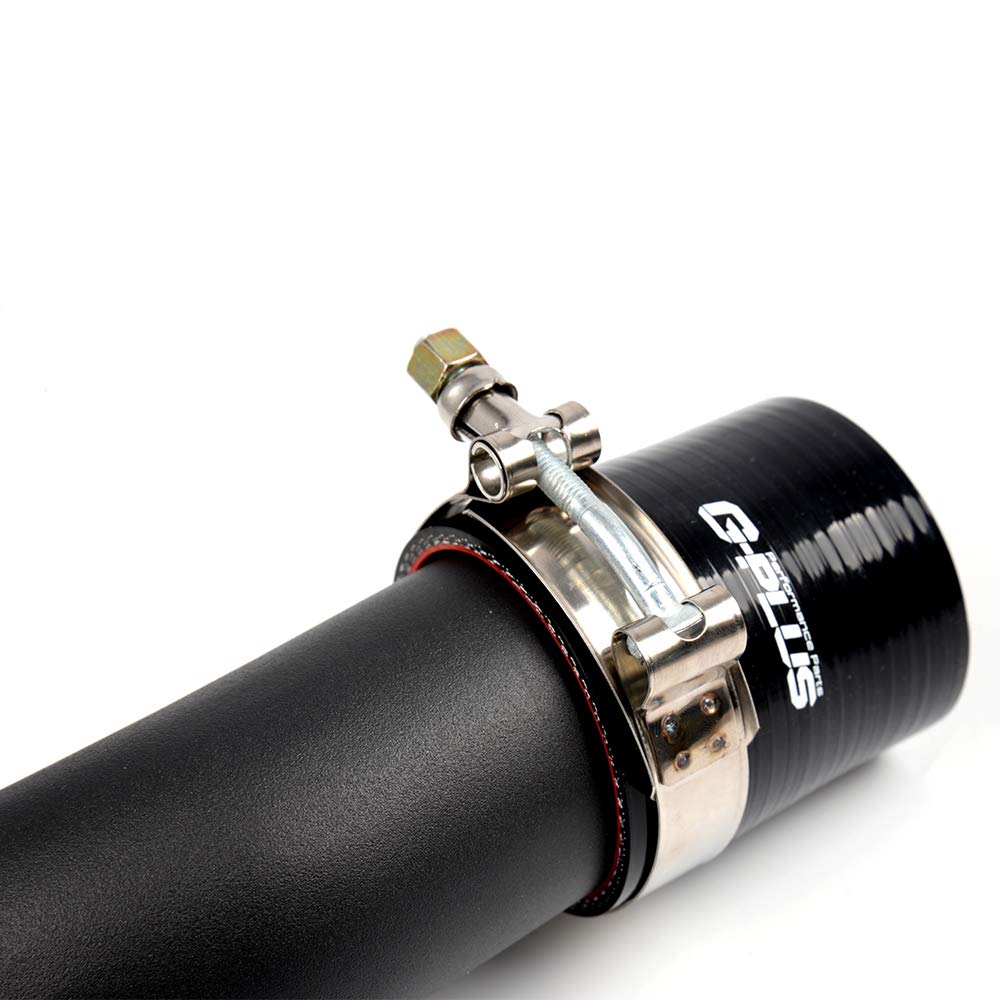 G-PLUS Aluminum Intake Turbo Charge Pipe Kit Compatible with Home Use BMW N55 F2X F3X Black
