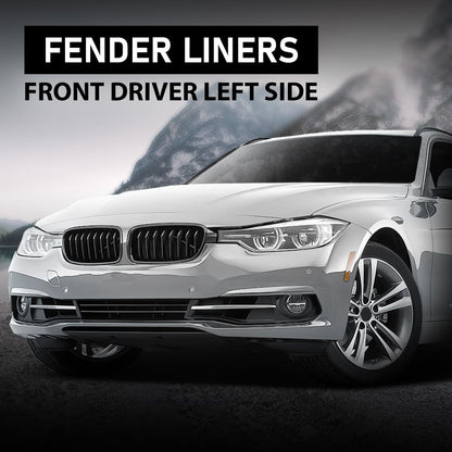 G-PLUS Fender Liner Front Driver Left Side Upper Fit 2012-2018 BMW 320i /320i xDrive Base Sedan, For Standard, Modern, and Luxury Line Models 51717260725