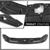 Upper Radiator Support Cover Air Intake Top Cover Panel Compatible with Toyota Highlander 2020-2024 532950E120 Black PP