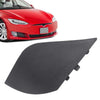 G-PLUS Front Bumper Tow Eye Bracket Hook Cover Cap Compatible With Tesla Model S/X 2016-2021 PP Front Tow Hook Cover 1057056-00-D