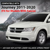 G-PLUS Front Air Dam Deflector Lower Valance Apron Fit for Models with Fascia,Compatible with Dodge Journey AVP Canada Value Package Crew Crossroad GT Limited R/T SE 2011-2020 68087244AA, CH1228122