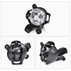 G-PLUS Fog Lights Bumper Lamps Left+Right w/Bulbs Compatible with Chevy Trax LS/LT/LTZ models only 2015 2016 GM2592312, GM2593312, 95227855, 95227856 Clear Lens Chrome Housing