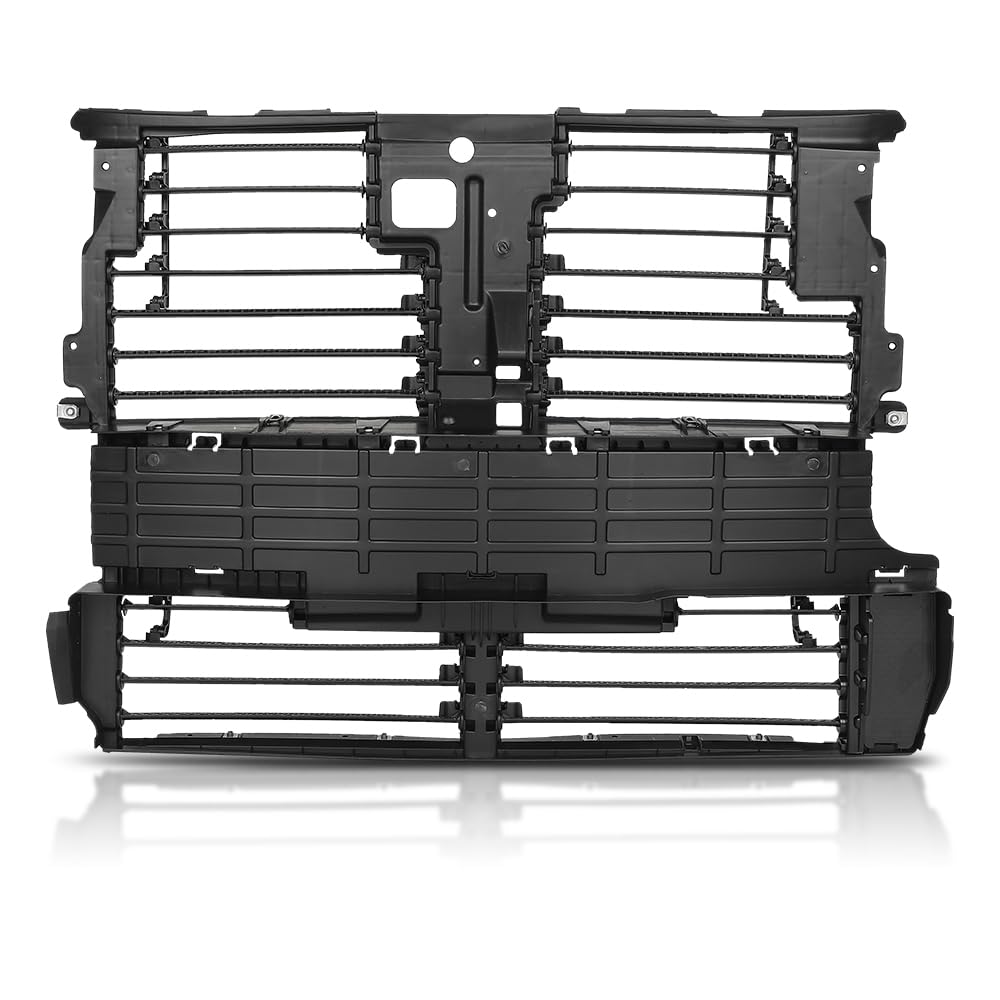 G-PLUS Radiator Shutter Assembly, Compatible with Ford Edge SE SEL Sport Titanium 2.0L 3.5L 2015-2018, FT4Z8475A，FT4Z-8475-A