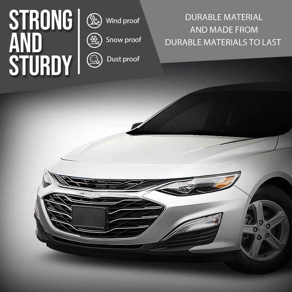 G-PLUS Front Grille Trim Compatible with Chevy Malibu 2019 2020 2021 2022 84473374, GMC1202106 Chrome