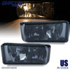 G-PLUS Headlights & Fog Lights Compatible with Chevy Silverado 1500 2007-2013/2500 3500 2500HD 3500HD 2007-2014 (Smoky Lens Clear Housing Amber Reflector Headlights + Fog Lights)